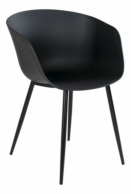 Jedálenská stolička Rateria (čierna)