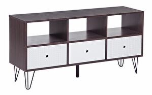 Tv Asztal/Szekrény FOSTE (MDF) (sötét fa)