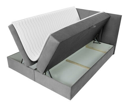 Kontinentálna posteľ 160x200 cm Gonzo (béžová) *výpredaj