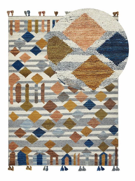 Koberec 160 x 230 cm Kassa (viacfarebná)