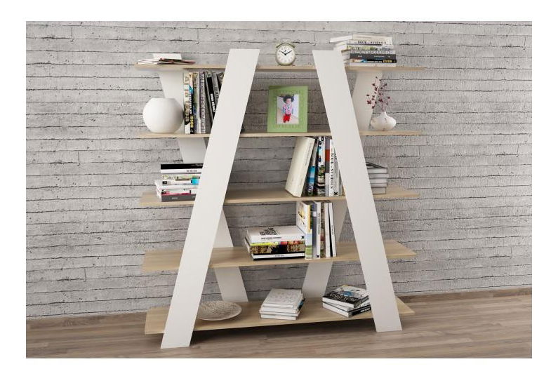 Raft Salda (stejar sonoma + alb)