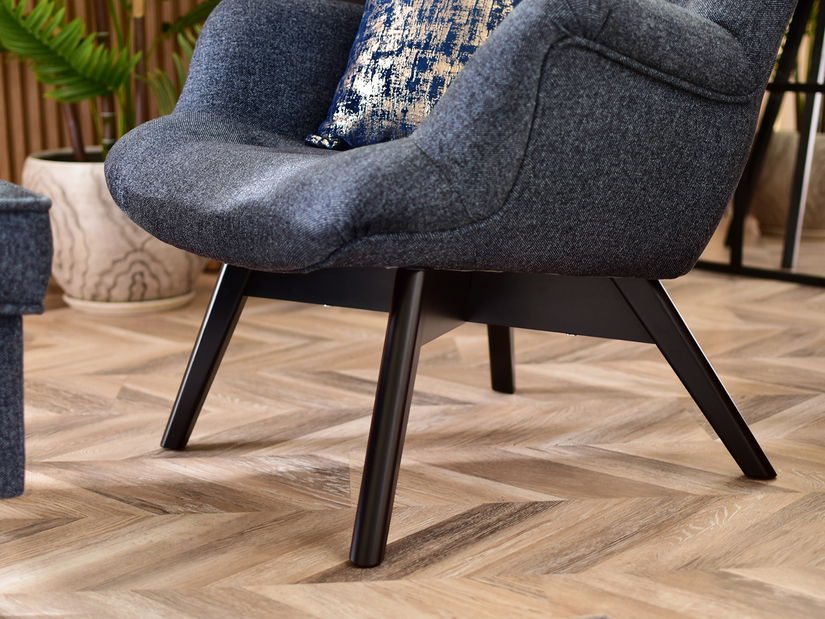 Relaxačné kreslo Florentino (sivá + čierna)