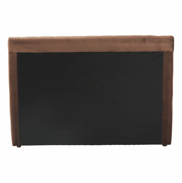 Pat matrimonial 160 cm Angi (maro) (cu somieră) 