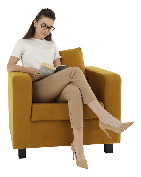 Fotel Likuma (mustár)