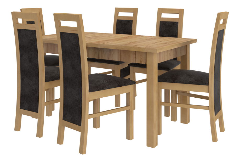 Set sufragerie Raviel14 (craft auriu + kronos 27132)