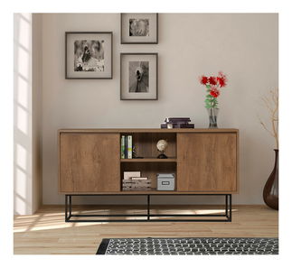 Ormarić Maddame 2 (orah + crna)