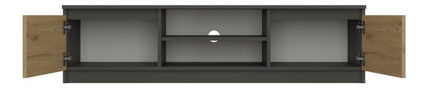 TV skrinka Musecalo 140 (antracit + dub artisan)