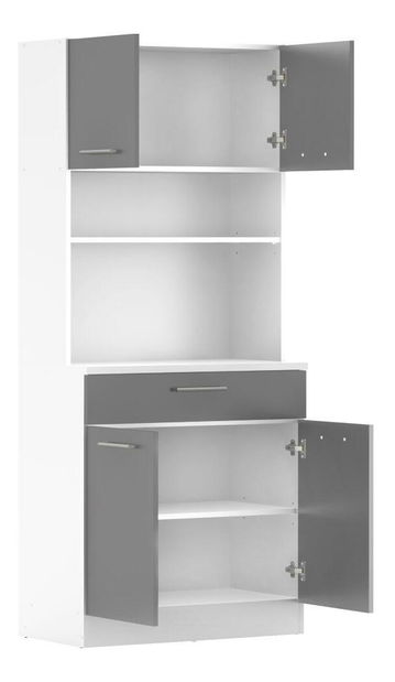 Kuhinjski kutak Domini NEW (bijela + grafit)