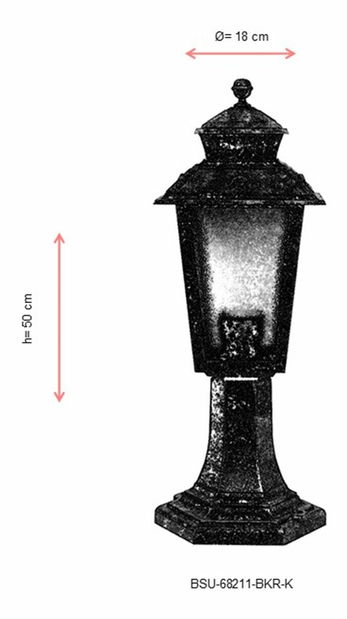 Kültéri fali lámpa Brenna (barna)