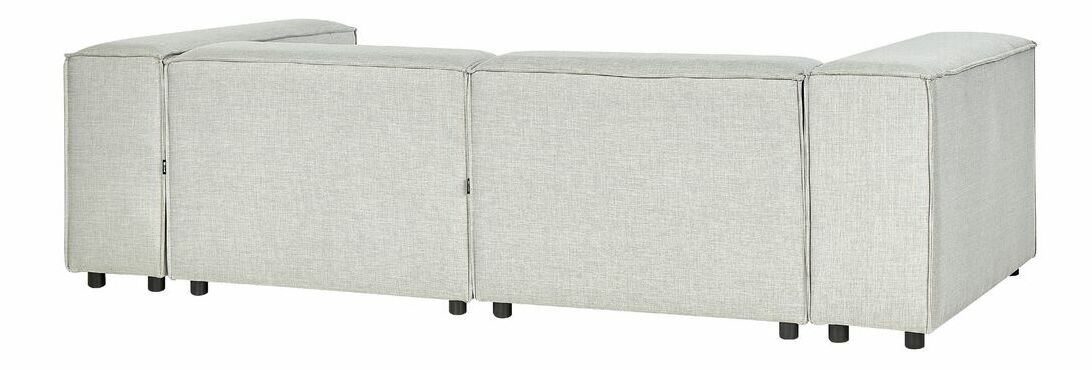 Sarok ülőgarnitúra zsámollyal Afrika (szürke) (J)