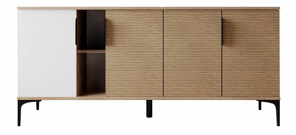 Skrinka Taria (biela + dub)