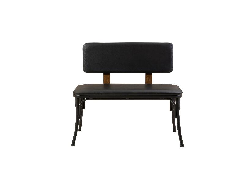 Set mobilier sufragerie Duvasa 17 (negru) (pentru 4 persoane)