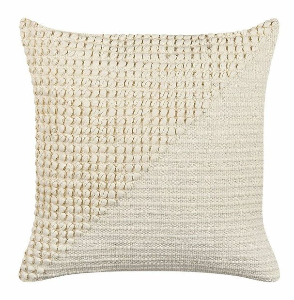 Sada 2 ozdobných vankúšov 45 x 45 cm Pella (béžová)