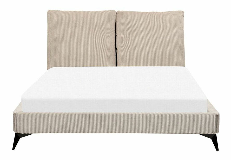 Manželská posteľ 140 cm Mellody (sivobéžová) (s roštom)