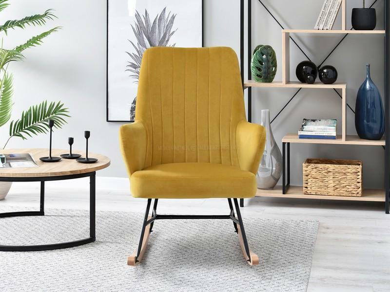 Fotel Florida (mustár + fehér bükk)