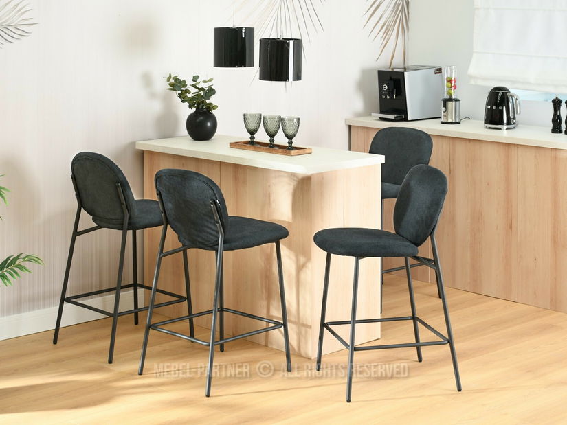 Scaun bar Aurelese (negru)