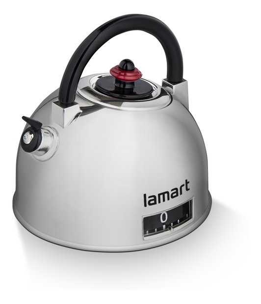 Ceas deșteptător de bucătărie Lamart Ventilator fierbător (argintiu)