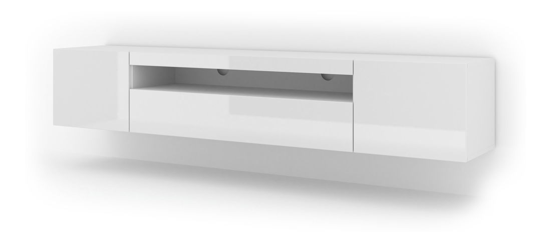 Masă TV/Dulap Aurinko 200 (lesklá alb)