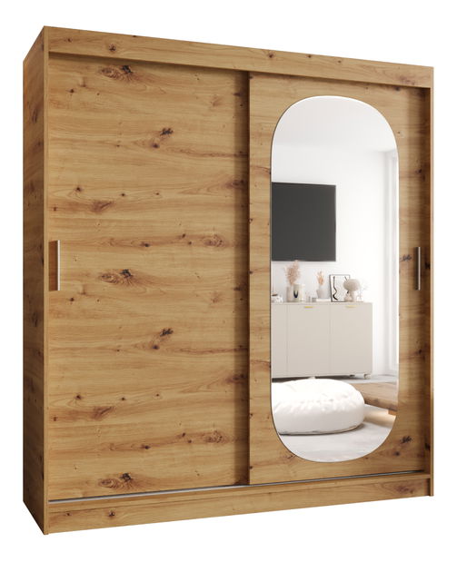 Ruhásszekrény 180 cm Ronny (artisan tölgy)