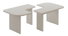 Set de 2 măsuțe de cafea Irisha (alb)
