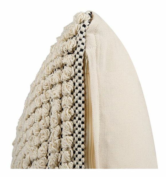 Set 2 buc perne decorative 45 x 45 cm Irie (bej)