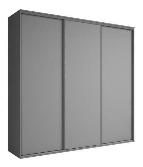 Ruhásszekrény tolóajtókkal Gantera 3 A (szürke)
