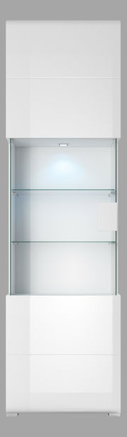 Vitrina Tamie DW05 (bijela + bijeli sjaj)