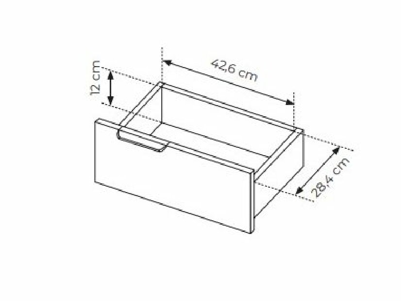 Komoda Rastafa 2D2S (dub artisan + čierna)