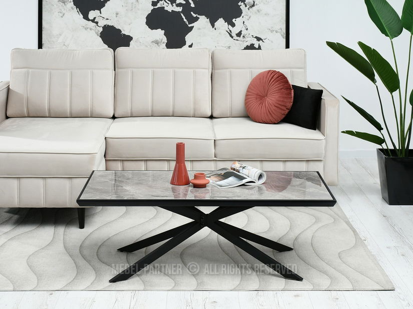 Stolić za kavu Flint (grafit + crna)