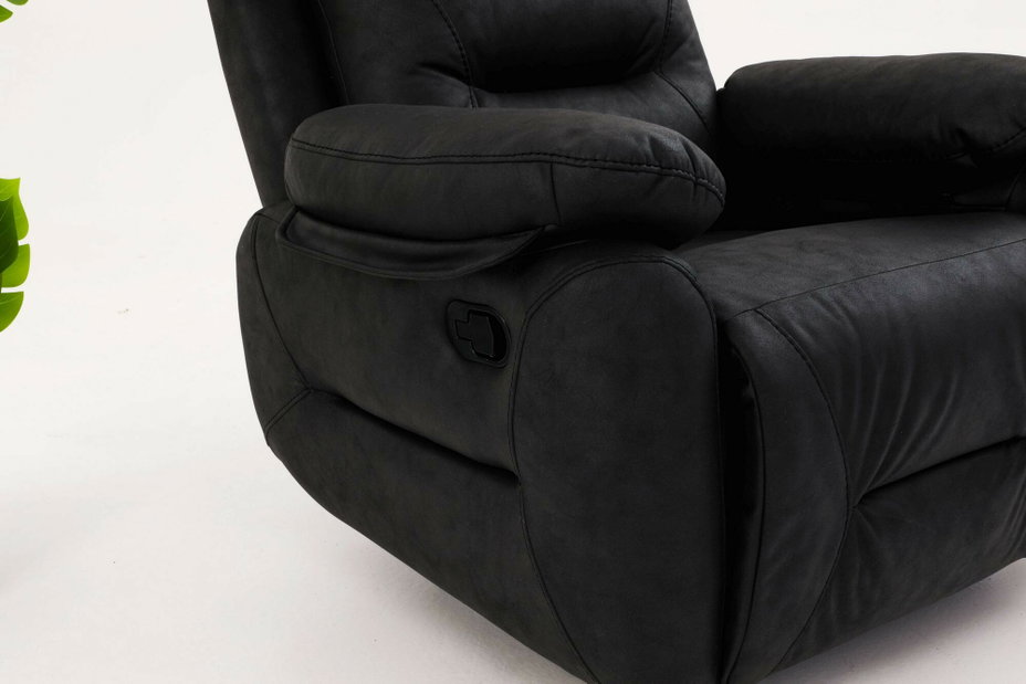 Fotoliu reglabil Comforto M (negru)
