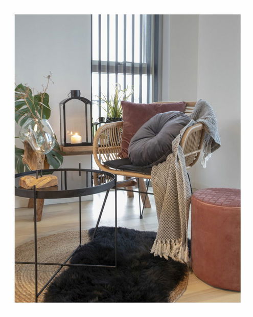 Janjeće krzno Ladoria 2 (crna)