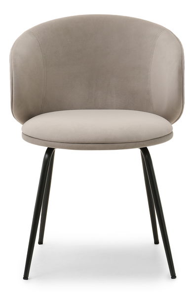 Jedálenská stolička Carbono (béžová + čierna)