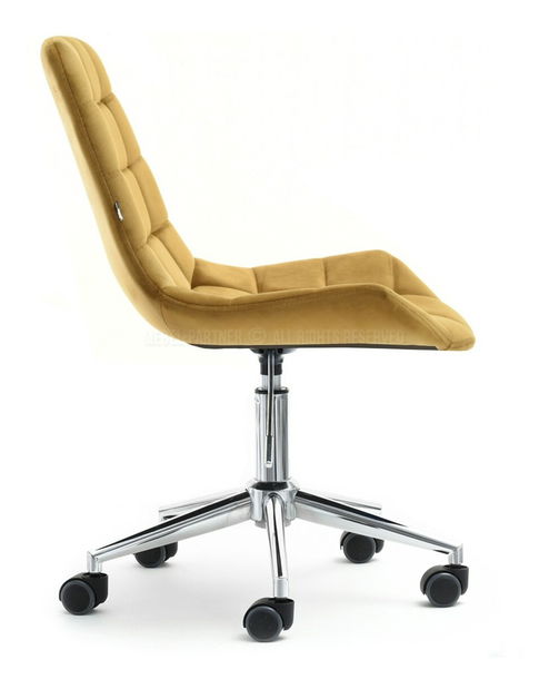 Stolica Eleanor (zlatna + krom)