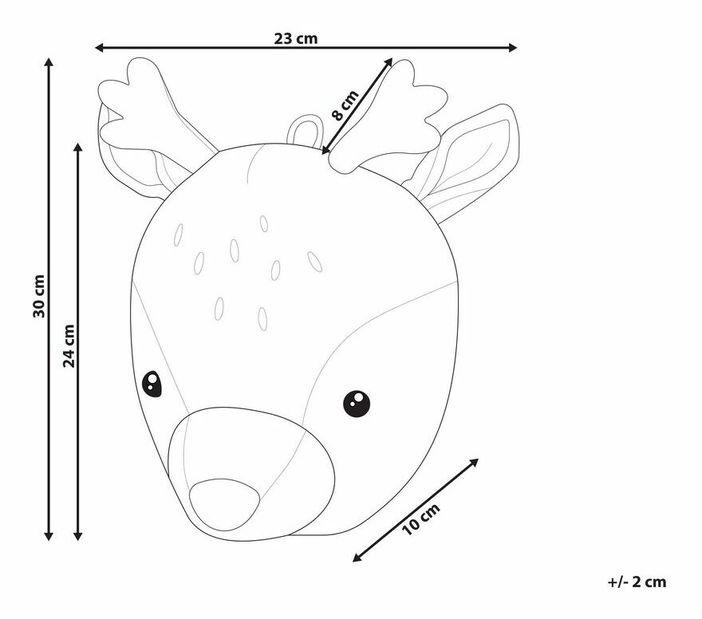 Nástenná dekorácia Bonita (béžová)