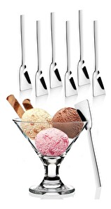 Set žlica na zmrzlinu (6 kom.) Missoury (srebrna)