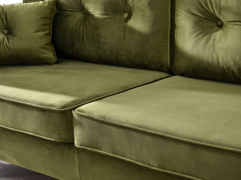 Canapea două locuri Bacteria (verde + negru)