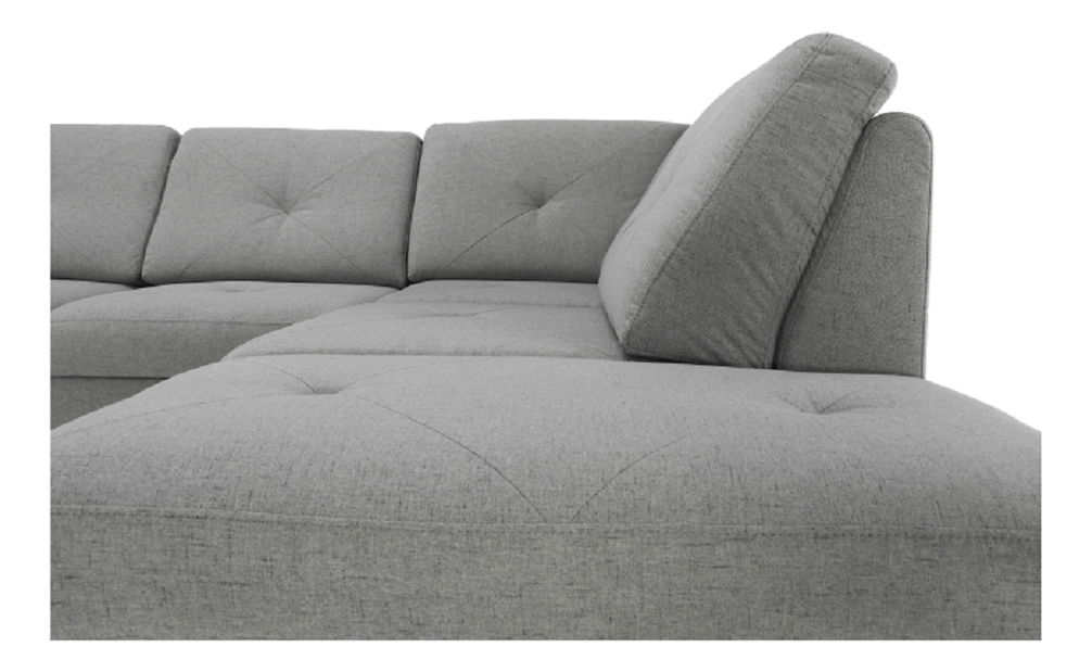 Sarokkanapé Prada (szürke) (J)