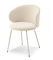 Jedálenská stolička Carbono (krémová + sivá)
