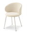 Jedálenská stolička Carbono (krémová + sivá)