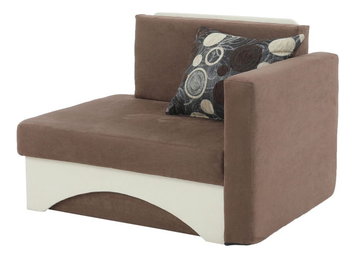 Detská sedačka Kubošik hnedá + béžová (P)