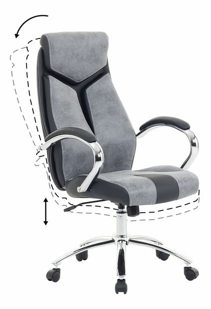 Scaun de birou Race (gri)