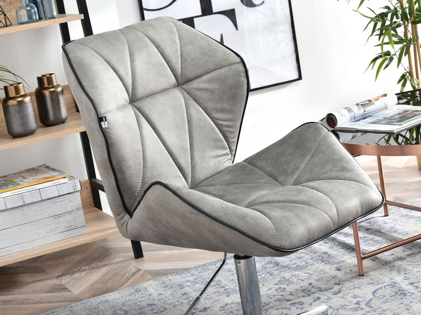 Fotoliu Velma S (gri + negru)