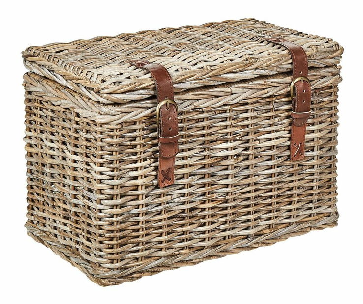 Set 2 buc coșuri depozitare Irbza (natural)