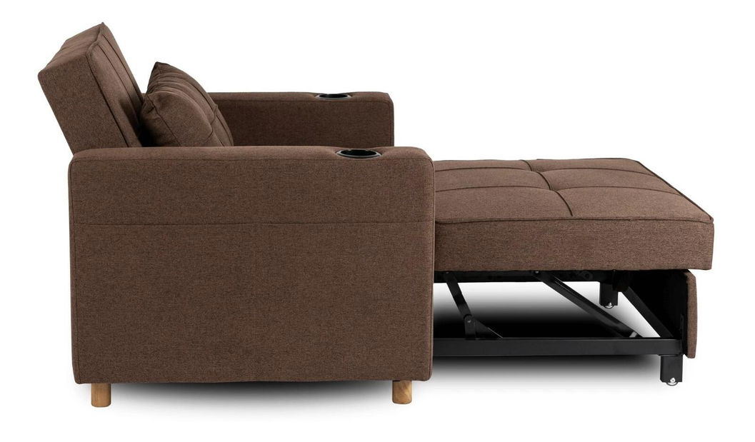 Széthúzható fotel Suspendida (barna) 