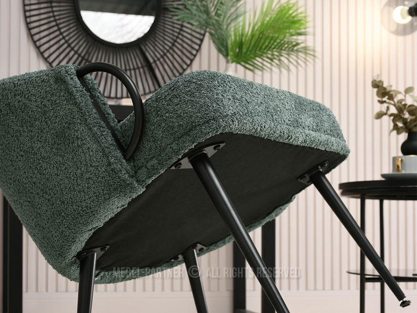 Fotoliu Carma F (verde + negru)