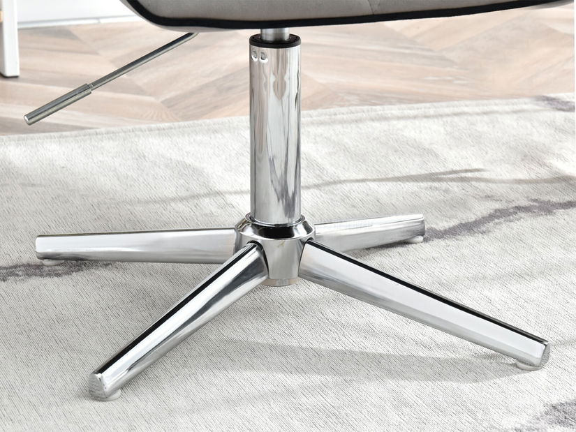 Fotoliu Velma S (gri + negru)