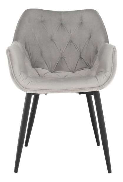 Dizajnové kreslo Feddy (svetlosivá)