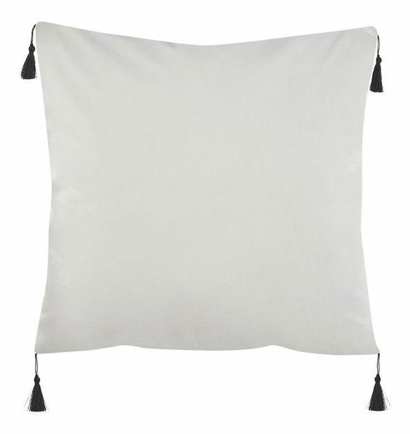 Sada 2 ozdobných vankúšov 45 x 45 cm Schel (biela)