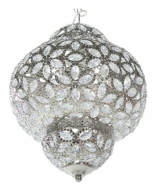 Závesná lampa Beloit (strieborná)