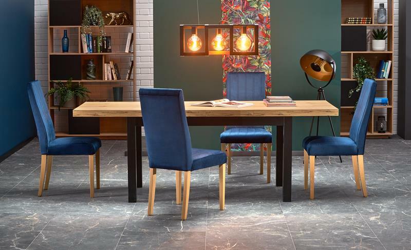 Étkezőasztal Tango (craft tölgy + fekete)